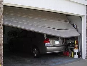 I ran into my garage door. Now what do I do?