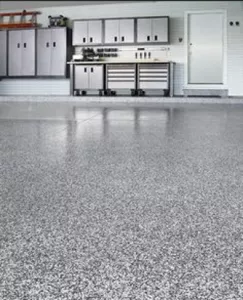 Give your garage a refresh by painting the walls and the floor