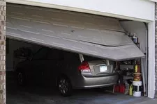 I ran into my garage door. Now what do I do?